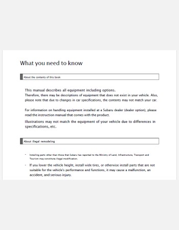 subaru trezia 2010 owners manual in english